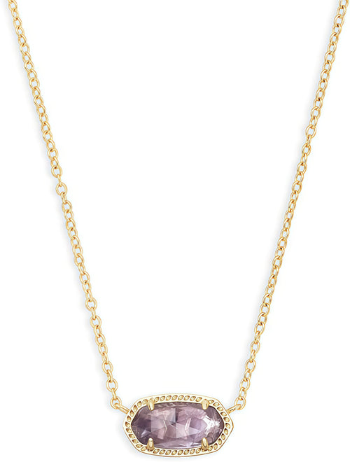 Kendra Scott Elisa Pendant Necklace for Women, Fashion Jewelry, 14k Gold-Plated