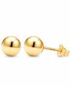 ELOURA 14K Gold Filled Ball Stud Earrings for Women